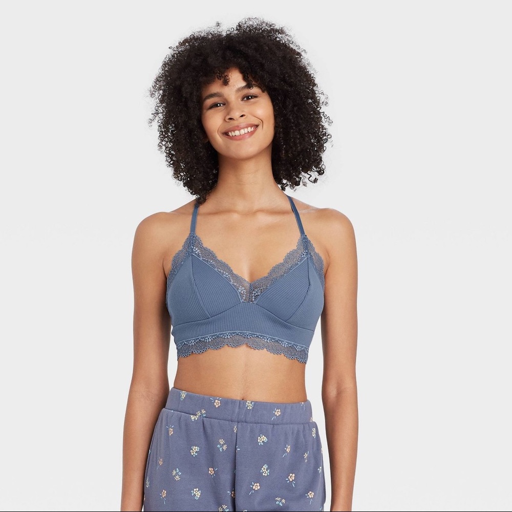 Ribbed Longline Bralette